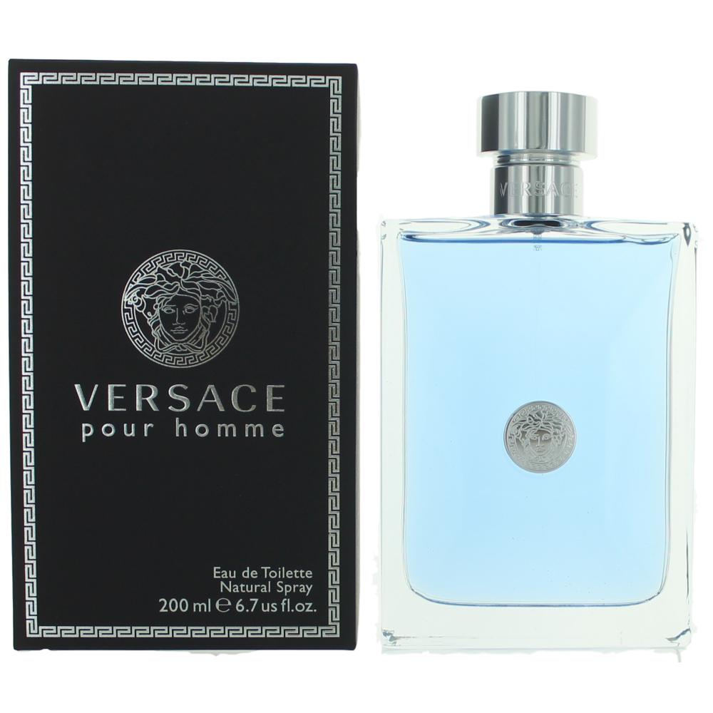 Bottle of Versace Pour Homme by Versace, 6.7 oz Eau De Toilette Spray for Men